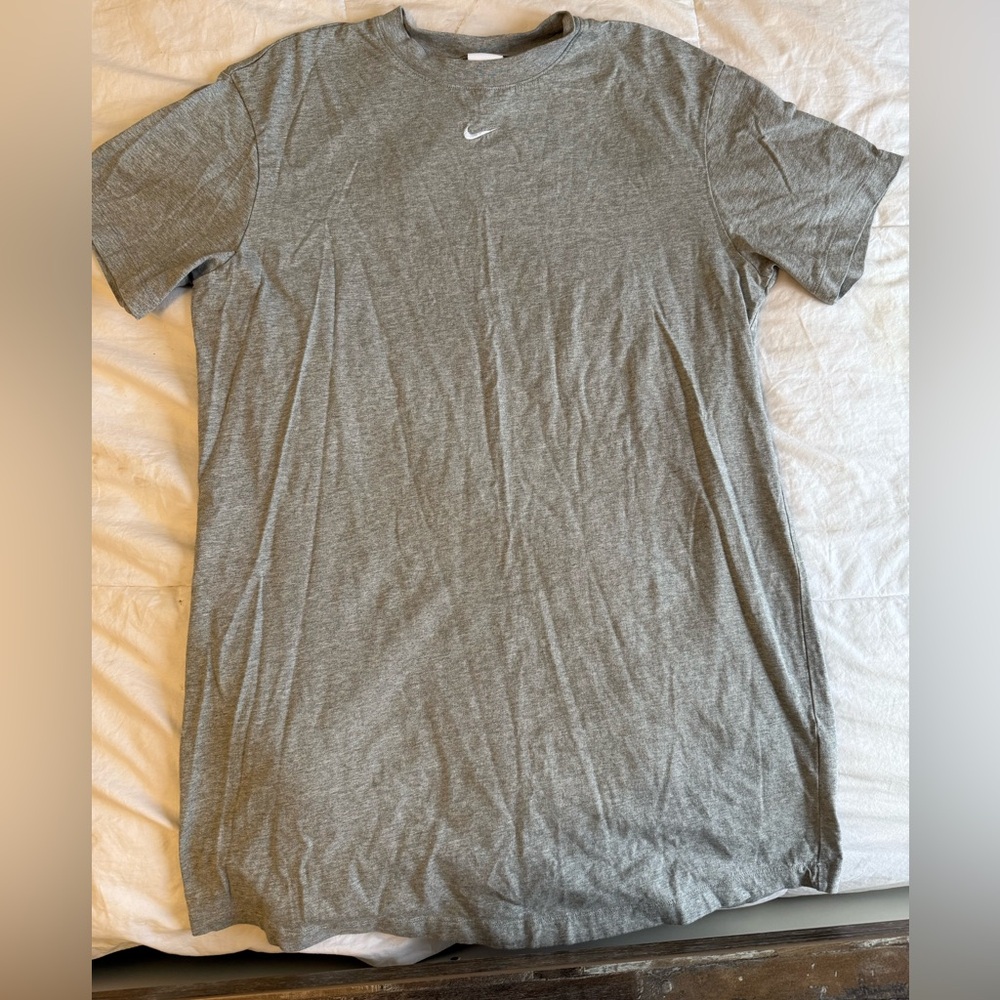 Nike Womens Heather Gray T-shirt Dress